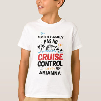Custom Cruise Ship Family Travel Keepsake Kids T-Shirt