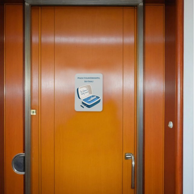 Custom Cruise Ship Stateroom Door Magnet (Creator Uploaded)