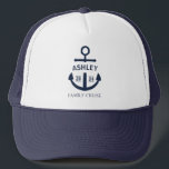 Custom Cruise Shirt Family Group Matching Trucker Hat<br><div class="desc">Set sail in style with our "Custom Cruise Shirt Family Group Matching" hat. Personalise it with your family name or group for a touch of unity. Perfect for capturing cherished memories from your adventures together. Whether you're exploring exotic ports or lounging on deck, this hat is a must-have for every...</div>