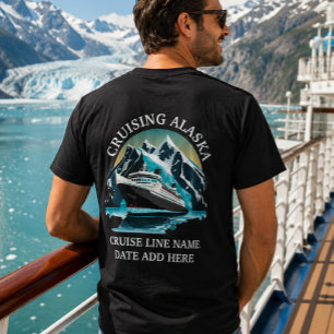 Custom Cruising Alaska Ship Embarkation  T-Shirt