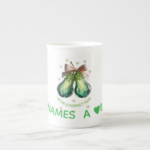 Custom Crystal Valentine Gift China Mug