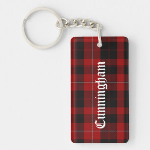Custom Cunningham Tartan Plaid Key Chain