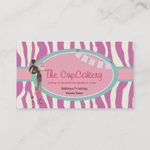 Custom Cupcake Bakery Business Cards