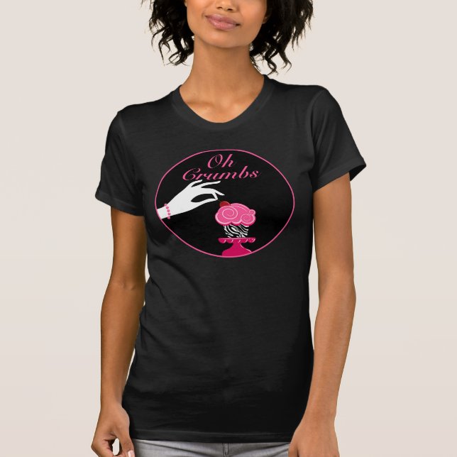 CUSTOM Cupcake Bakery Business T-Shirt (Front)