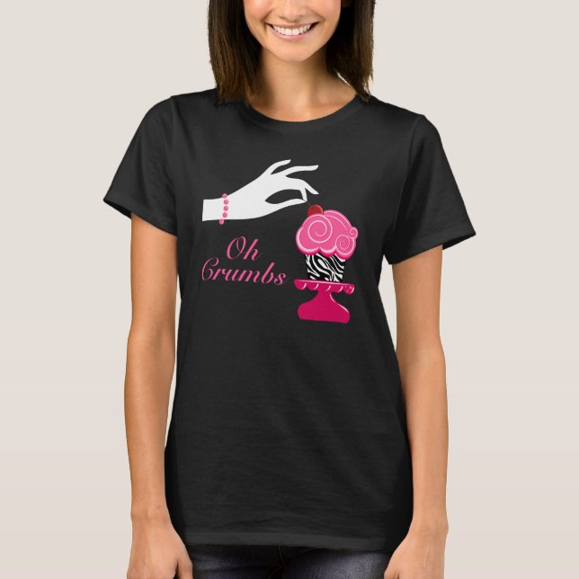 CUSTOM Cupcake Bakery Business T-Shirt (Front)