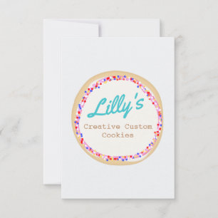 Custom Cupcake or Cookie Decorator Invitation