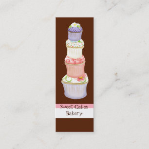 Custom Cupcake Sweet Shoppe Business Cards