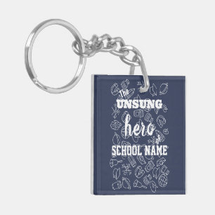 Custom Custodian/Staff Appreciation Key Ring