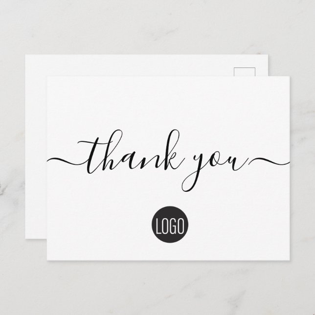 Custom Customer Appreciation Business template Postcard (Front/Back)