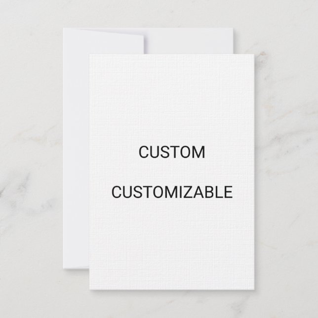 Custom Customise Customisable Template (Front)