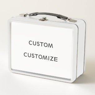 CUSTOM CUSTOMIZE TEMPLATE BLANK METAL LUNCH BOX