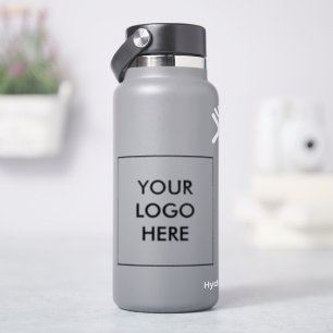 Custom-Cut Business Logo Water Bottle Vinyl