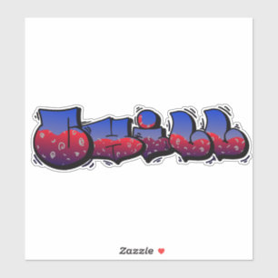 Custom-Cut "Chill" Graffiti Vinyl Sticker