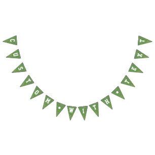 Custom Cut Grass Lawn Bunting