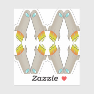 Custom-Cut Vinyl Sticker