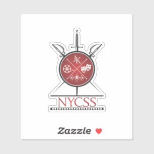 Custom-Cut Vinyl Sticker