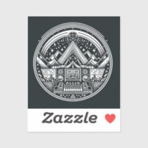 Custom-Cut Vinyl Sticker