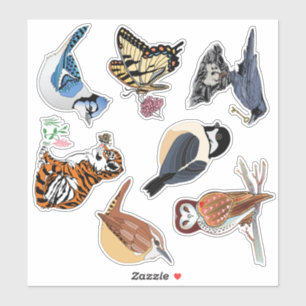 Custom-Cut Vinyl Sticker