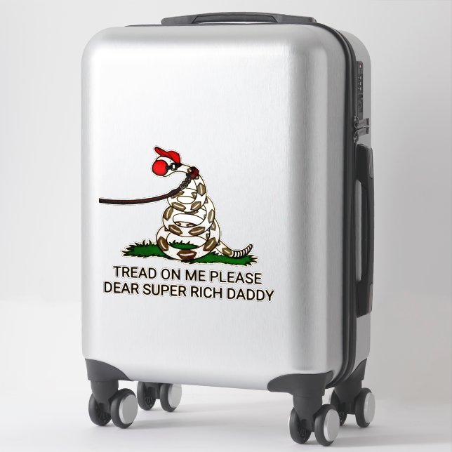 Custom-Cut Vinyl Sticker (Suitcase)