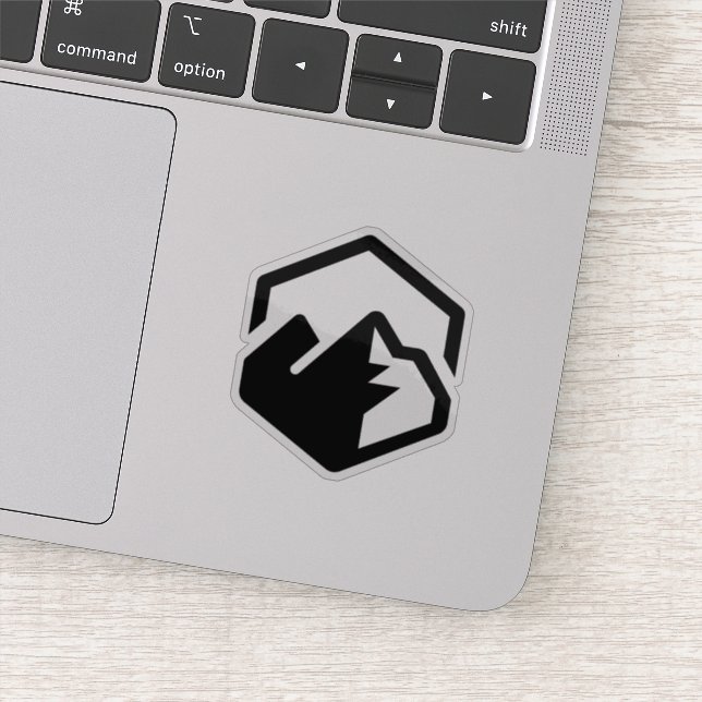 Custom-Cut Vinyl Sticker (Detail)