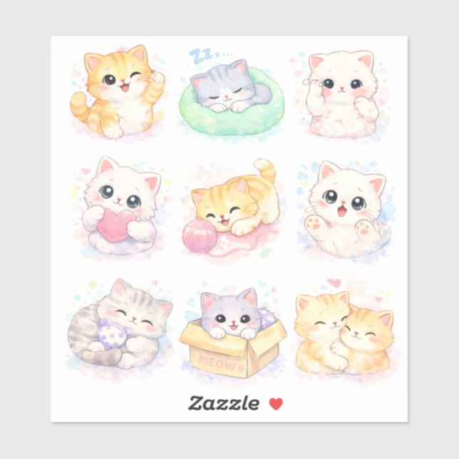 Custom-Cut Vinyl Sticker (Sheet)