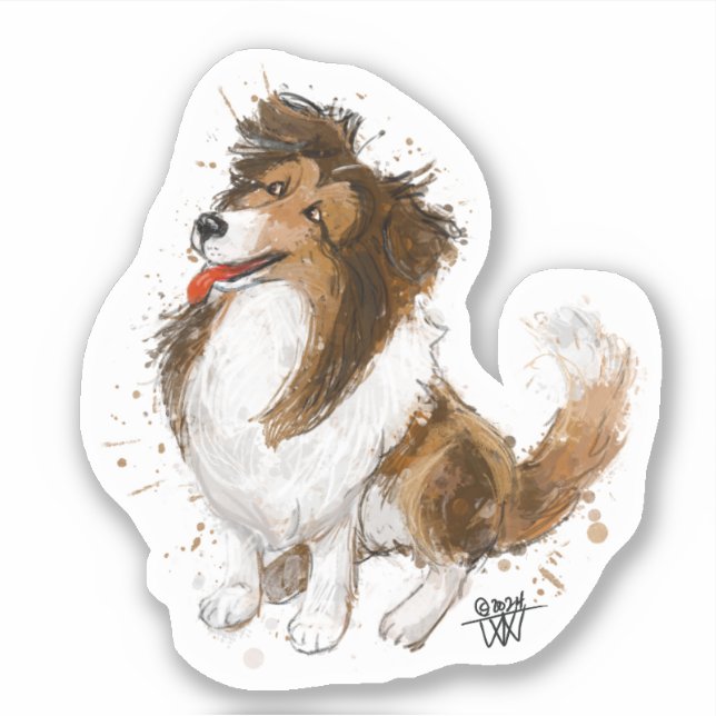 Custom-Cut Vinyl Sticker (Front)