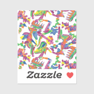 Custom-Cut Vinyl Sticker