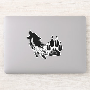Custom cut vinyl Sticker - Littlewolf- Scott