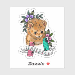 Custom-Cut Vinyl Sticker, meme sticker, die cut