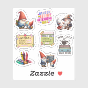 Custom-Cut Vinyl Sticker school