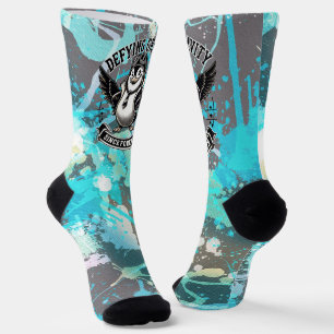 Custom-Cut Vinyl Sticker Socks