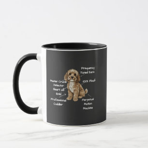 CUSTOM Cute Anatomy of a Cockapoo Dog Lover Mug