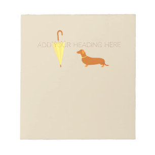 Custom Cute Dog Walker Pet Lover In Style Notepad