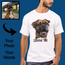 Custom Cute Grunge Effect Pet Photo Dog Dad Lover.