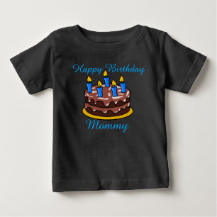 Custom cute Happy Birthday Mummy baby Shirt