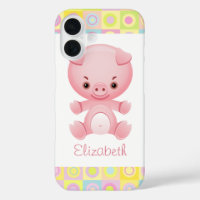 Custom Cute Kawaii Pink Pig