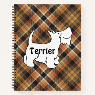Custom Cute pattern stylish design tartan plaid    Notebook