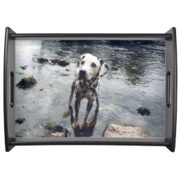Custom Cute Pet Friend Photo Upload Dog Image Serving Tray