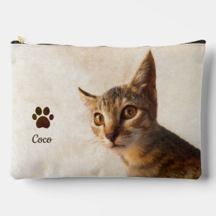 Custom Cute Pet Kitten Cat Photo Template Accessory Pouch