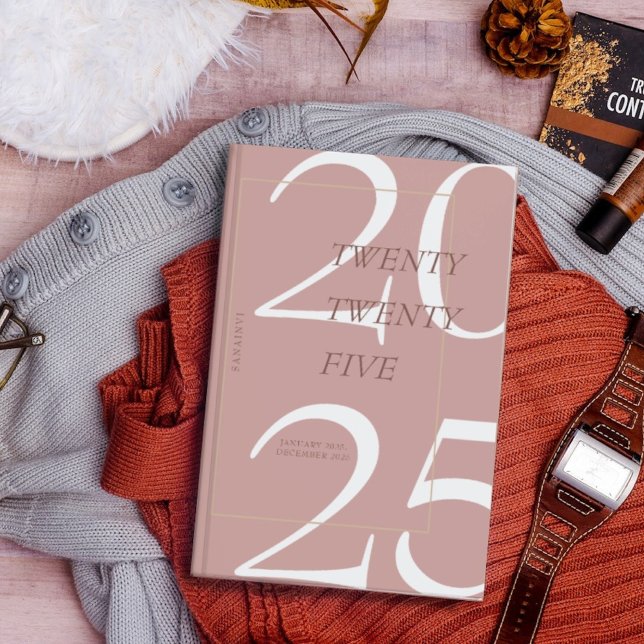 Custom Cute Pink Minimal 2025 Calendar  Planner (Creator Uploaded)