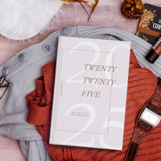 Custom Cute Pink Minimal 2025 Calendar  Planner