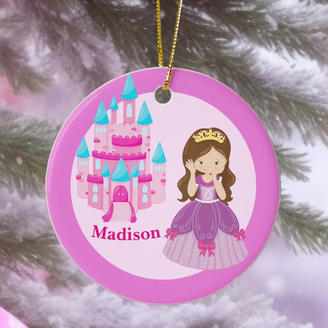 Custom Cute Princess Girl Ceramic Tree Decoration (Creator Uploaded)