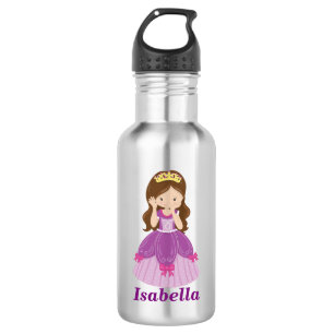 Custom Cute Princess Water Bottle, Stainless Steel 532 Ml Water Bottle