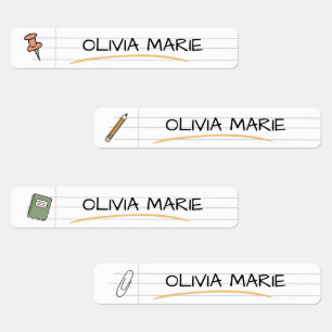 Custom Cute Sketch Doodles Kids Back To School
