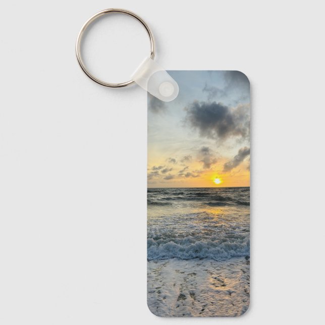 Custom Cute Two Photo Double Sided Personalised Key Ring (Front)