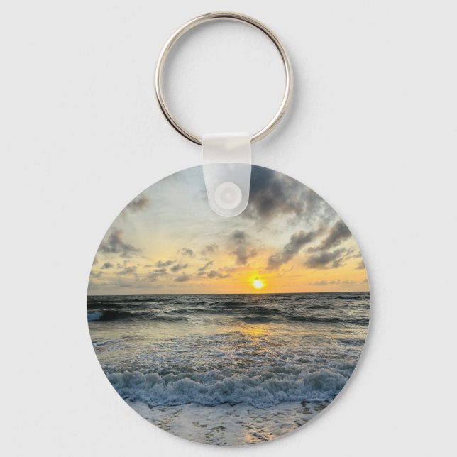 Custom Cute Two Photo Double Sided Personalised Key Ring (Front)