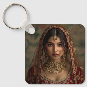 Custom Cute Two Photo Double Sided Personalised Key Ring