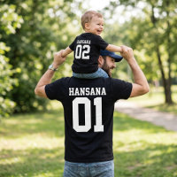 Custom Dad and Baby Shirts - Matching