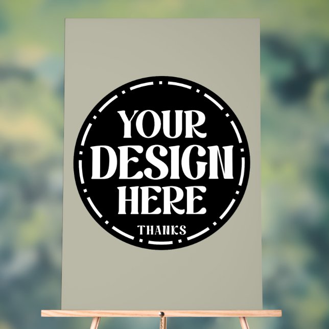 Custom Dad Appreciation gift Design Acrylic Sign (Neutral)