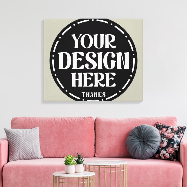 Custom Dad Appreciation gift Design Canvas Print (Insitu(LivingRoom))